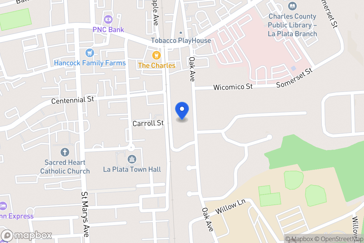Map of 107 Oak Ave, La Plata