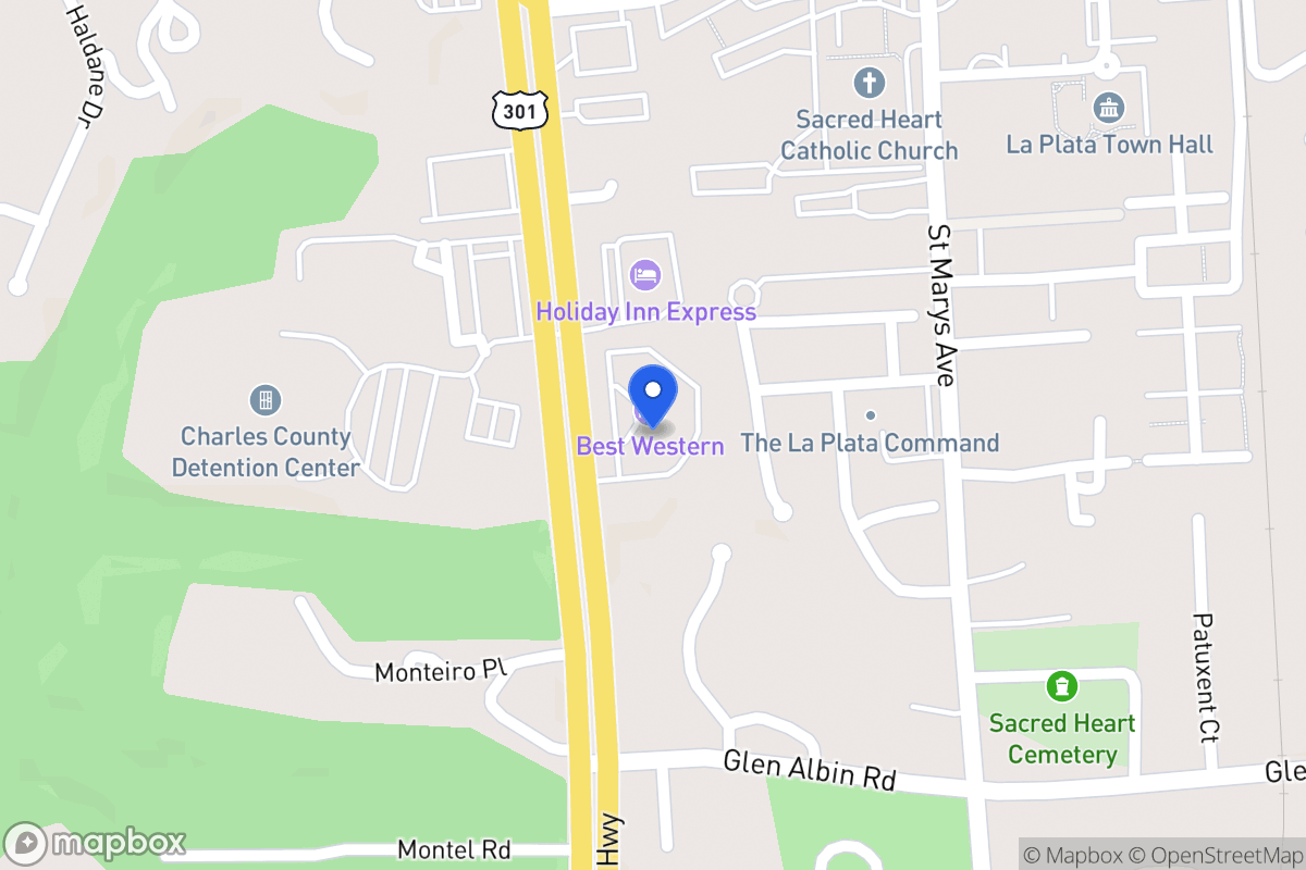 Map of 6900 Crain Hwy, La Plata