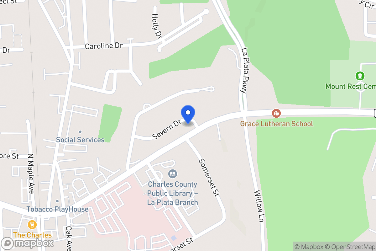 Map of 815 Severn Dr, La Plata
