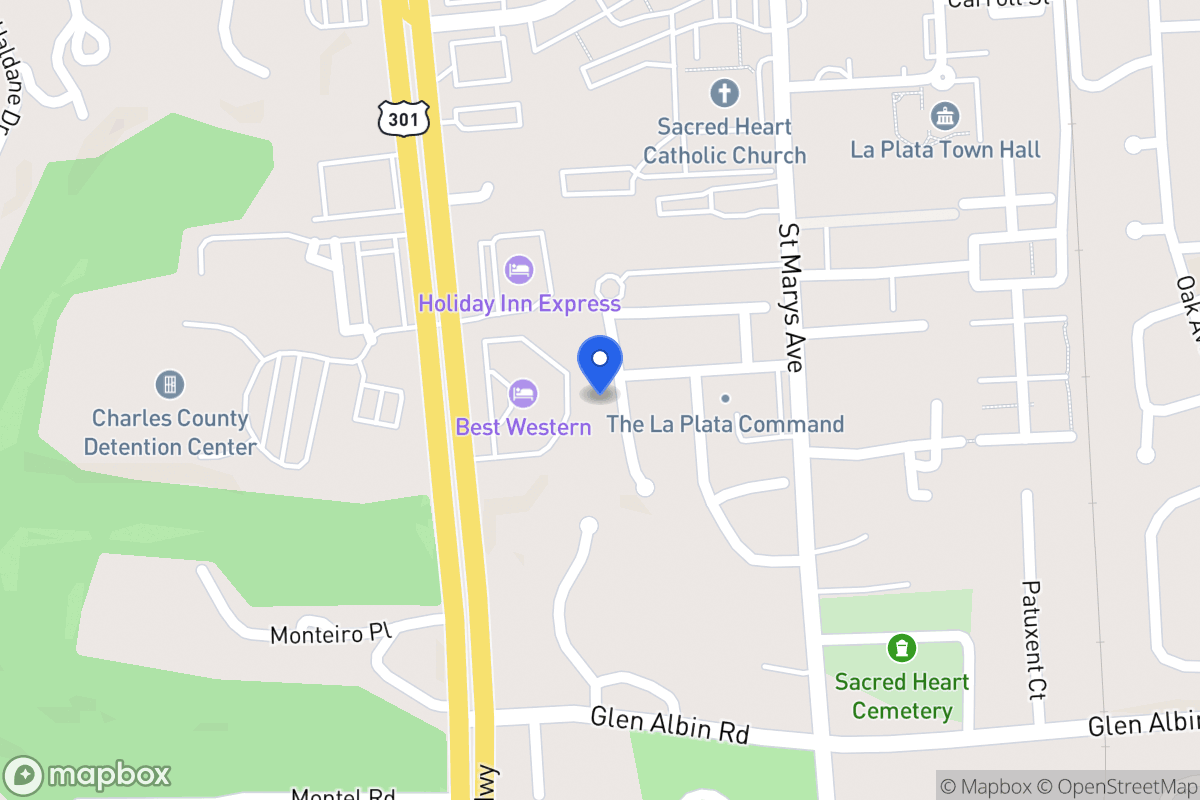 Map of 205 Hibiscus Ct, La Plata
