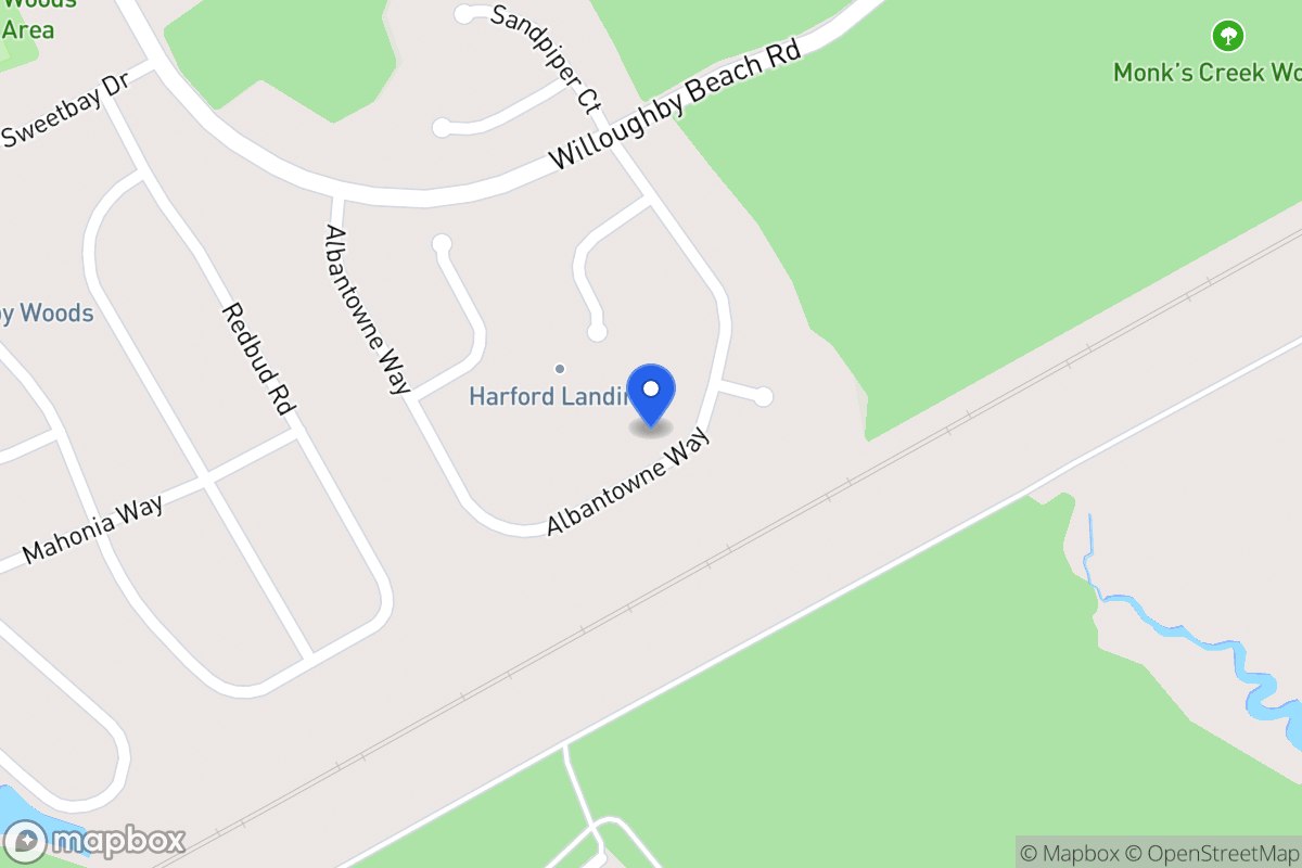 Map of 3460 Albantowne Way, Edgewood
