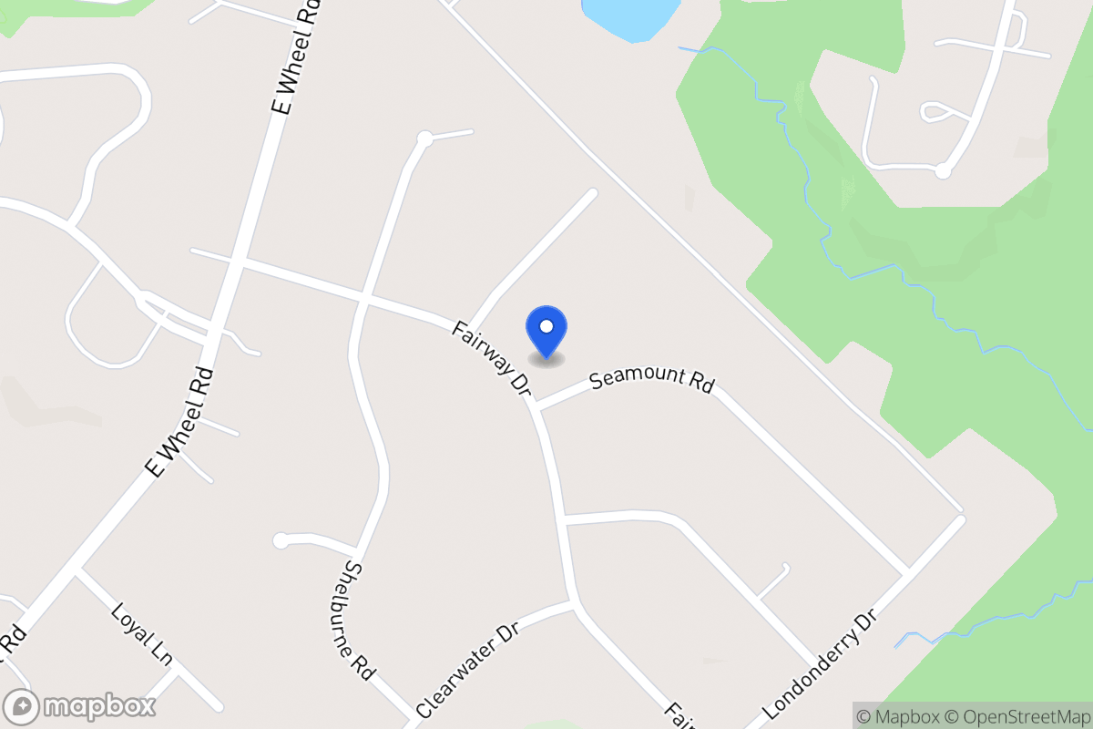 Map of 2503 Fairway Dr, Bel Air