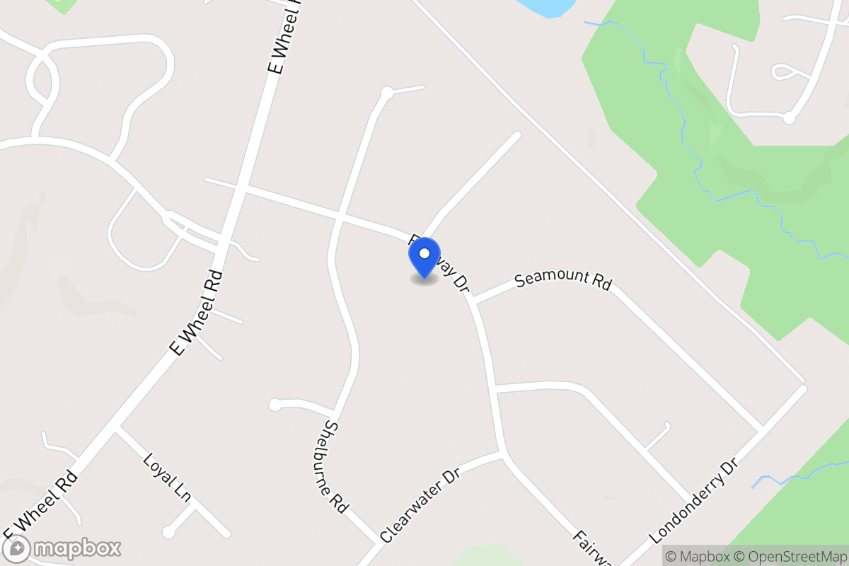 Map of 2500 Fairway Dr, Bel Air