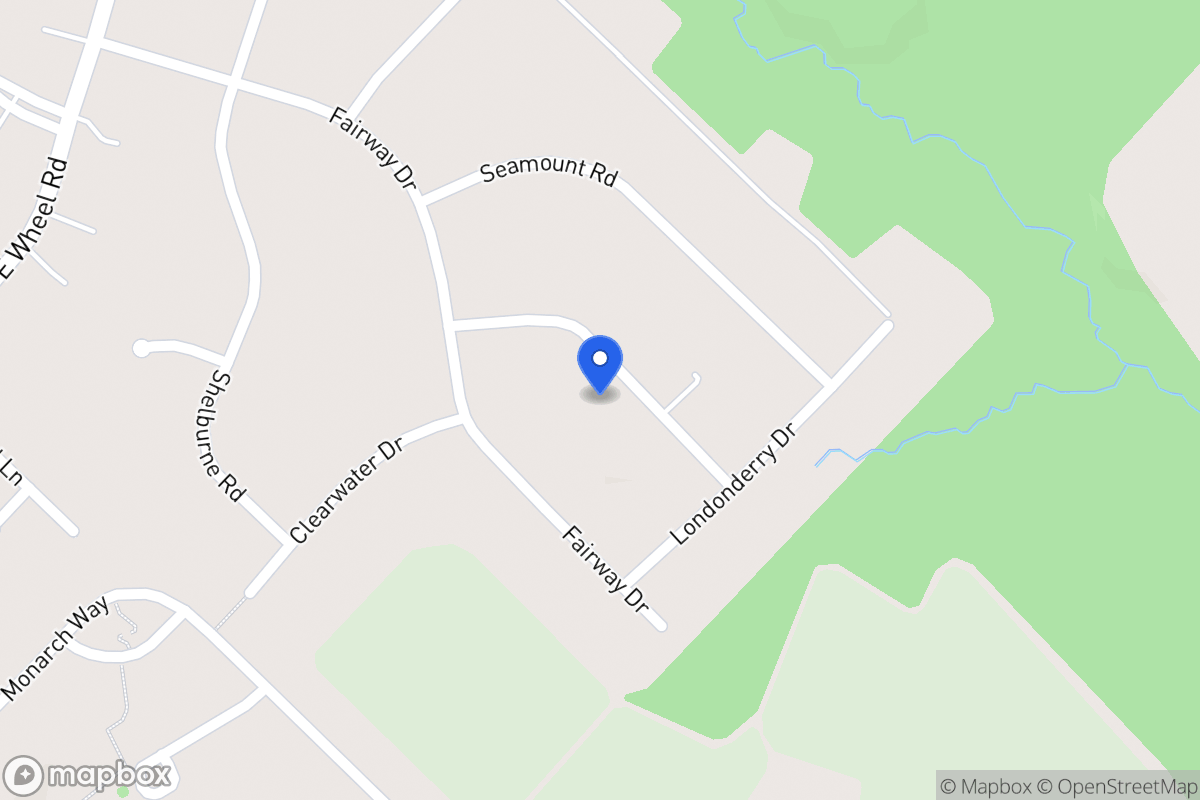 Map of 1007 Tamworth Rd, Bel Air
