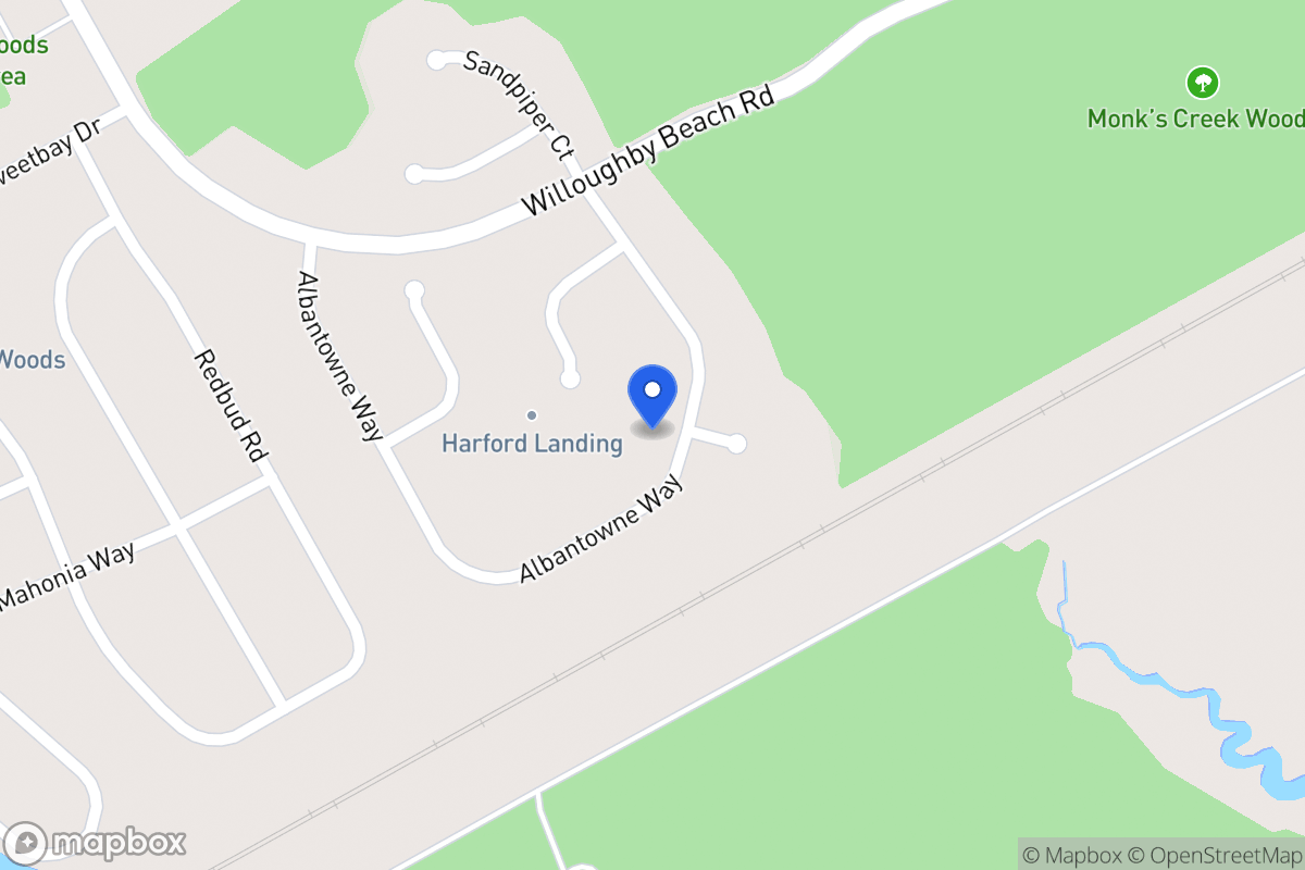 Map of 3470 Albantowne Way, Edgewood