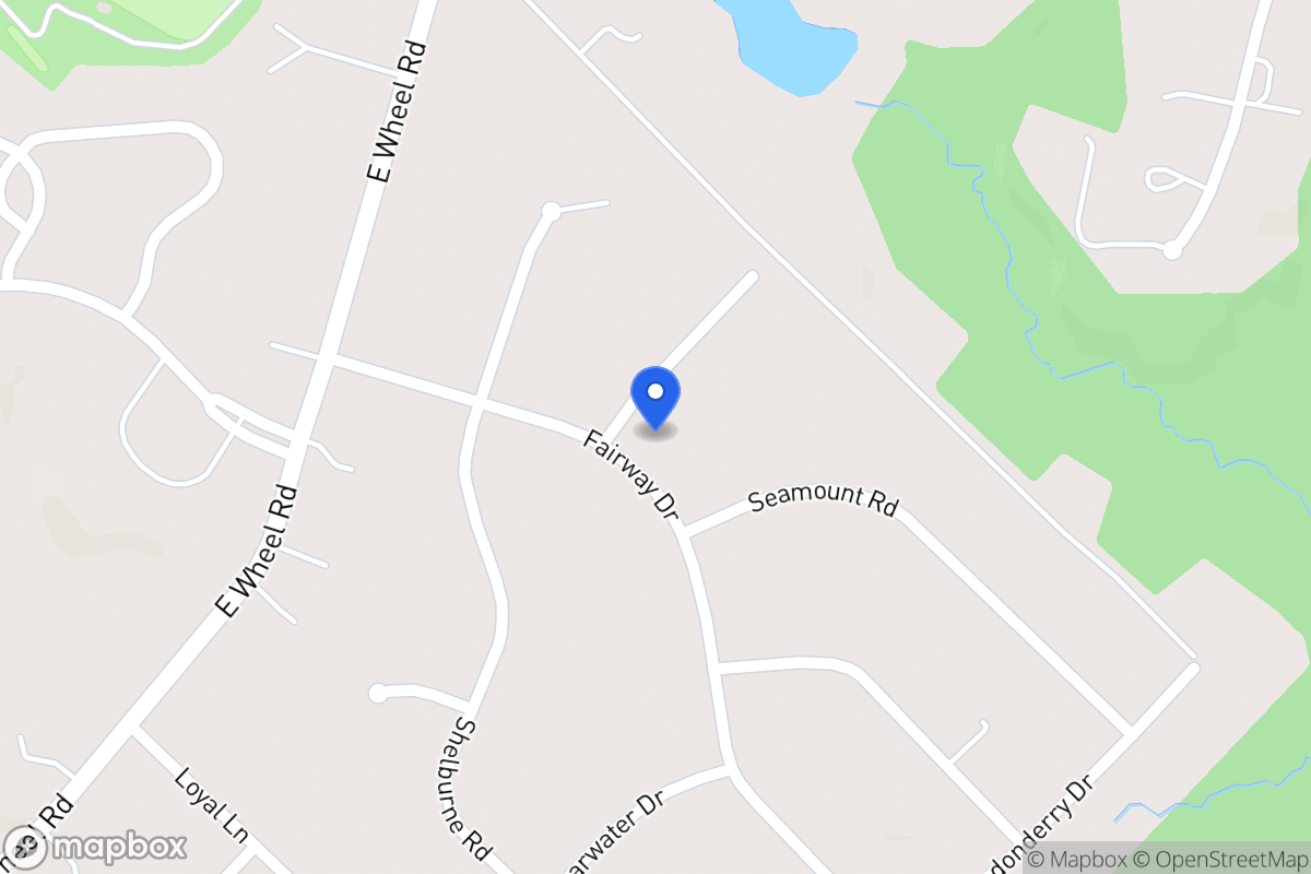Map of 1001 Chantery Dr, Bel Air