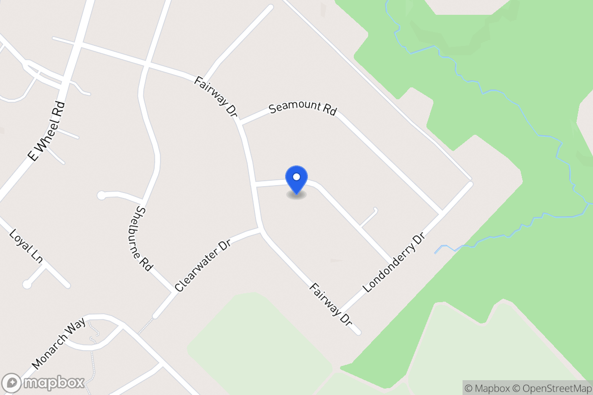 Map of 1003 Tamworth Rd, Bel Air