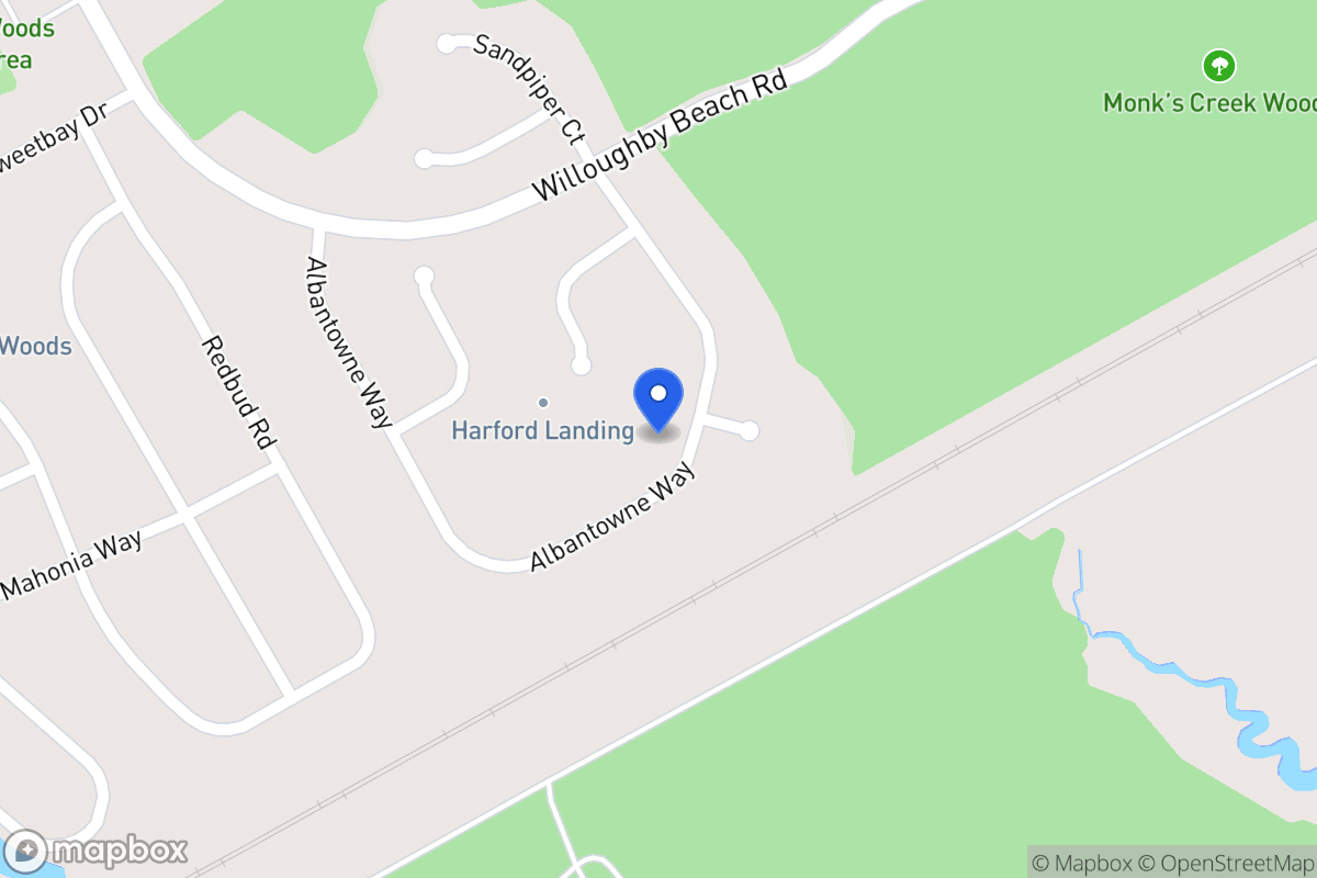 Map of 3468 Albantowne Way, Edgewood