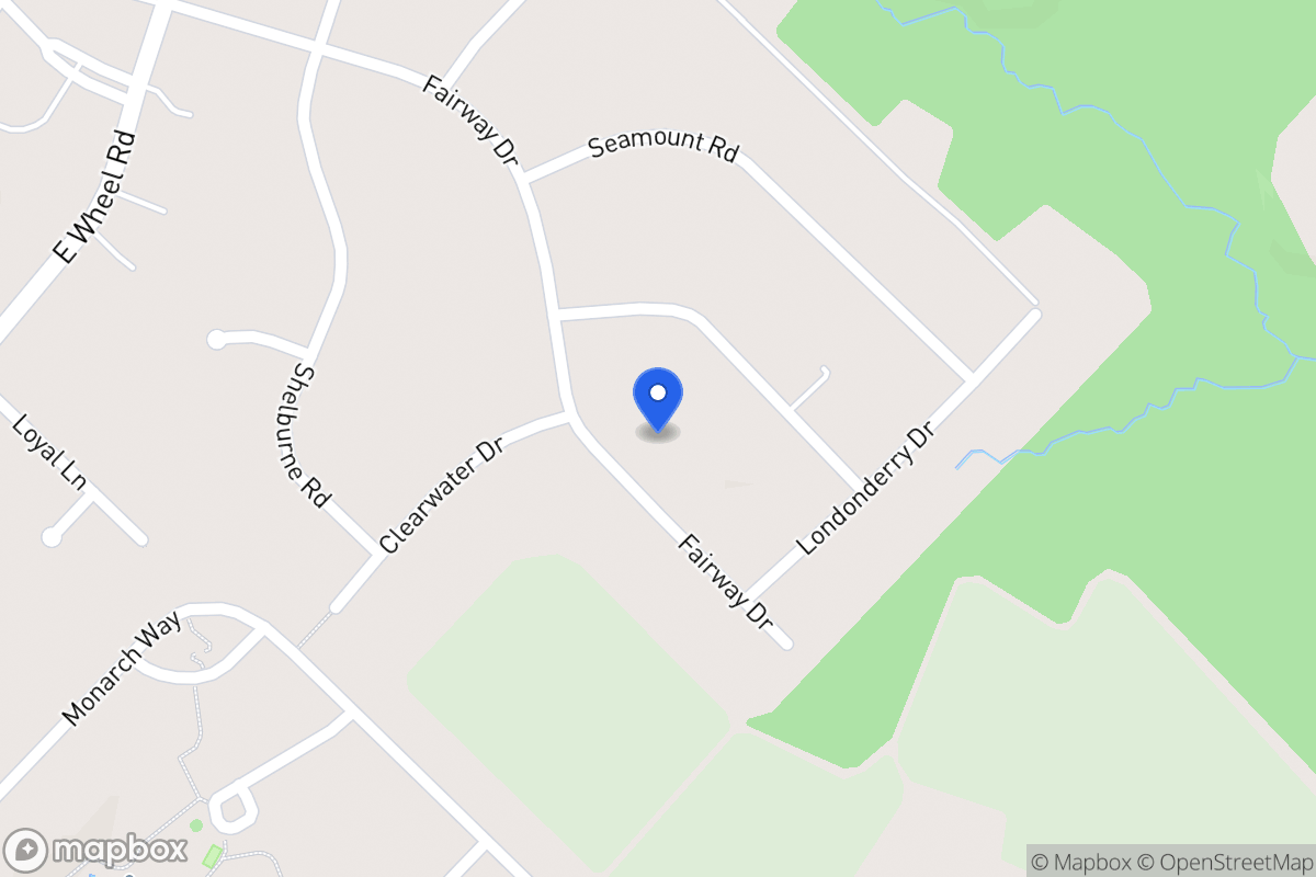 Map of 2513 Fairway Dr, Bel Air