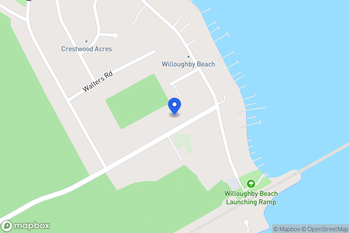 Map of 3820 Willoughby Beach Rd, Edgewood