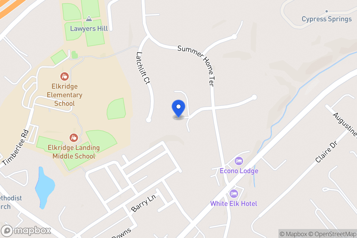 Map of 5802 Bonnie View Ln, Elkridge