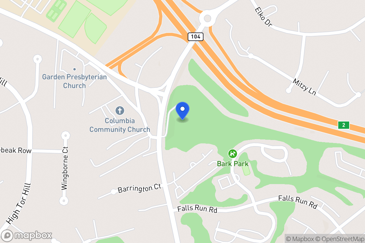 Map of 5477 Waterloo Rd, Ellicott City