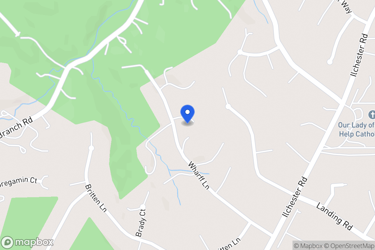 Map of 4859 Wharff Ln, Ellicott City