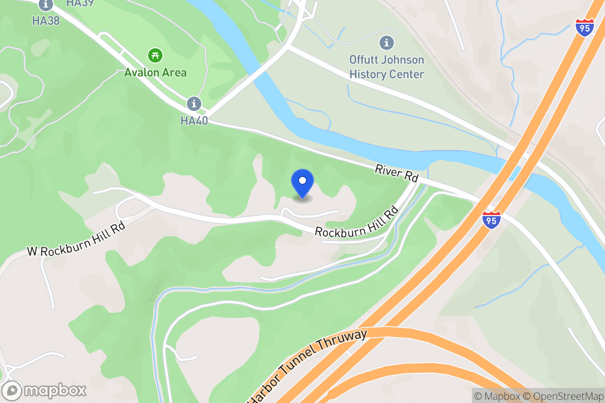 Map of 6154 Rockburn Hill Rd, Elkridge