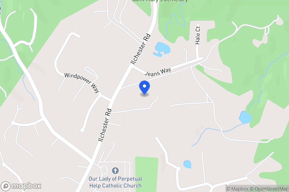 Map of 4749 Ilchester Rd, Ellicott City