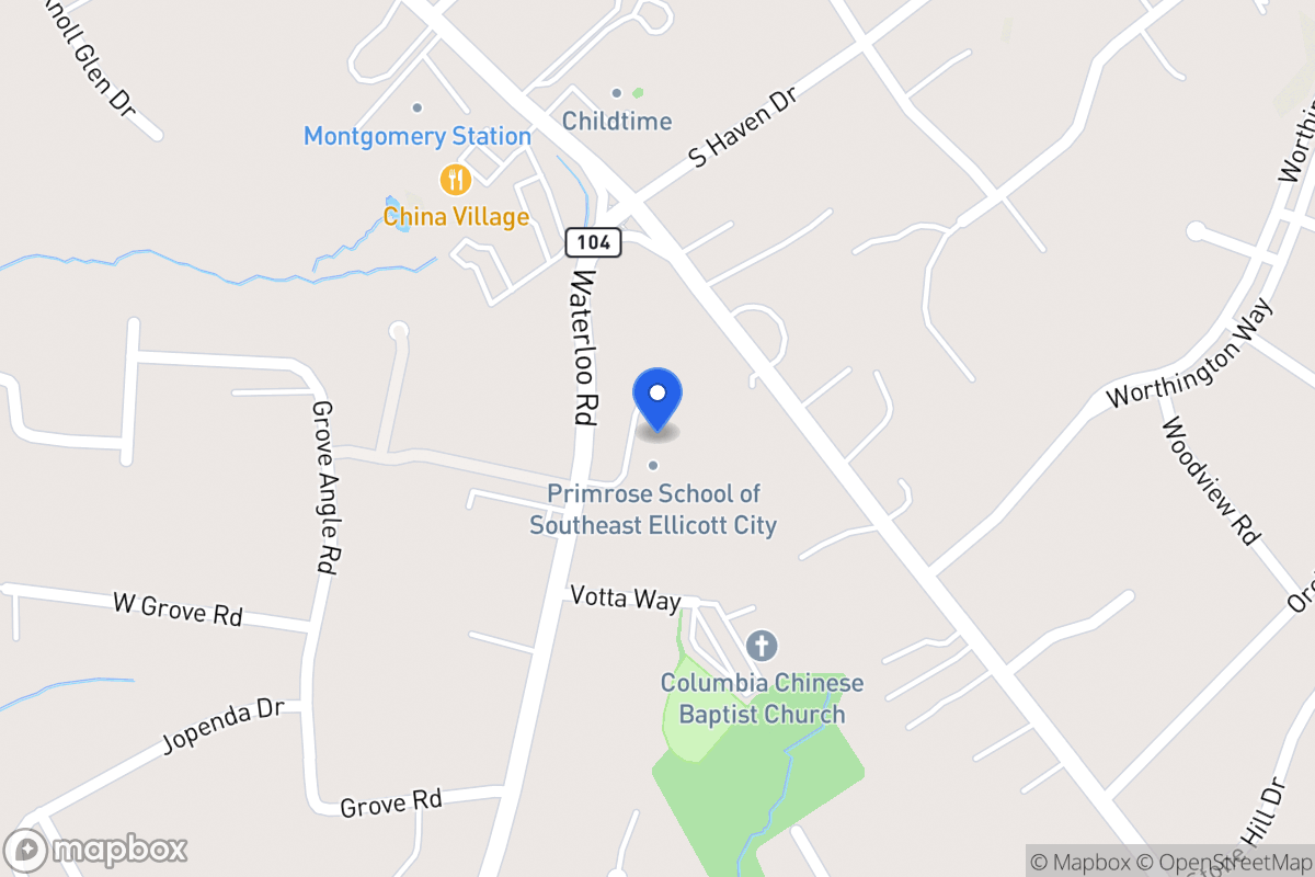 Map of 4959 Waterloo Rd, Ellicott City