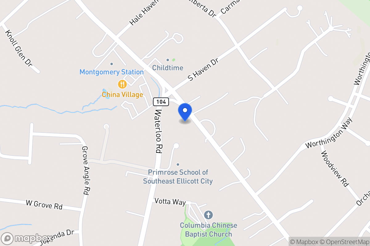 Map of 4916 Montgomery Rd, Ellicott City