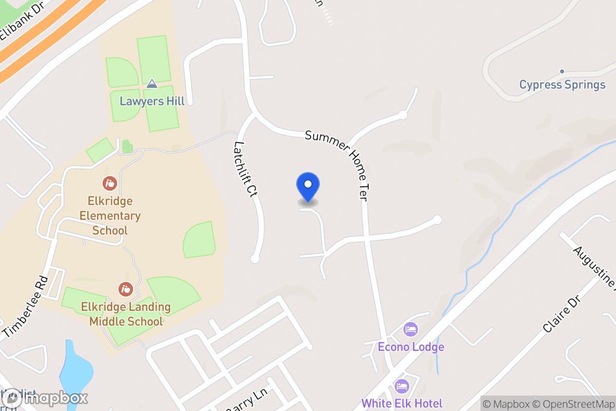 Map of 5815 Bonnie View Ln, Elkridge
