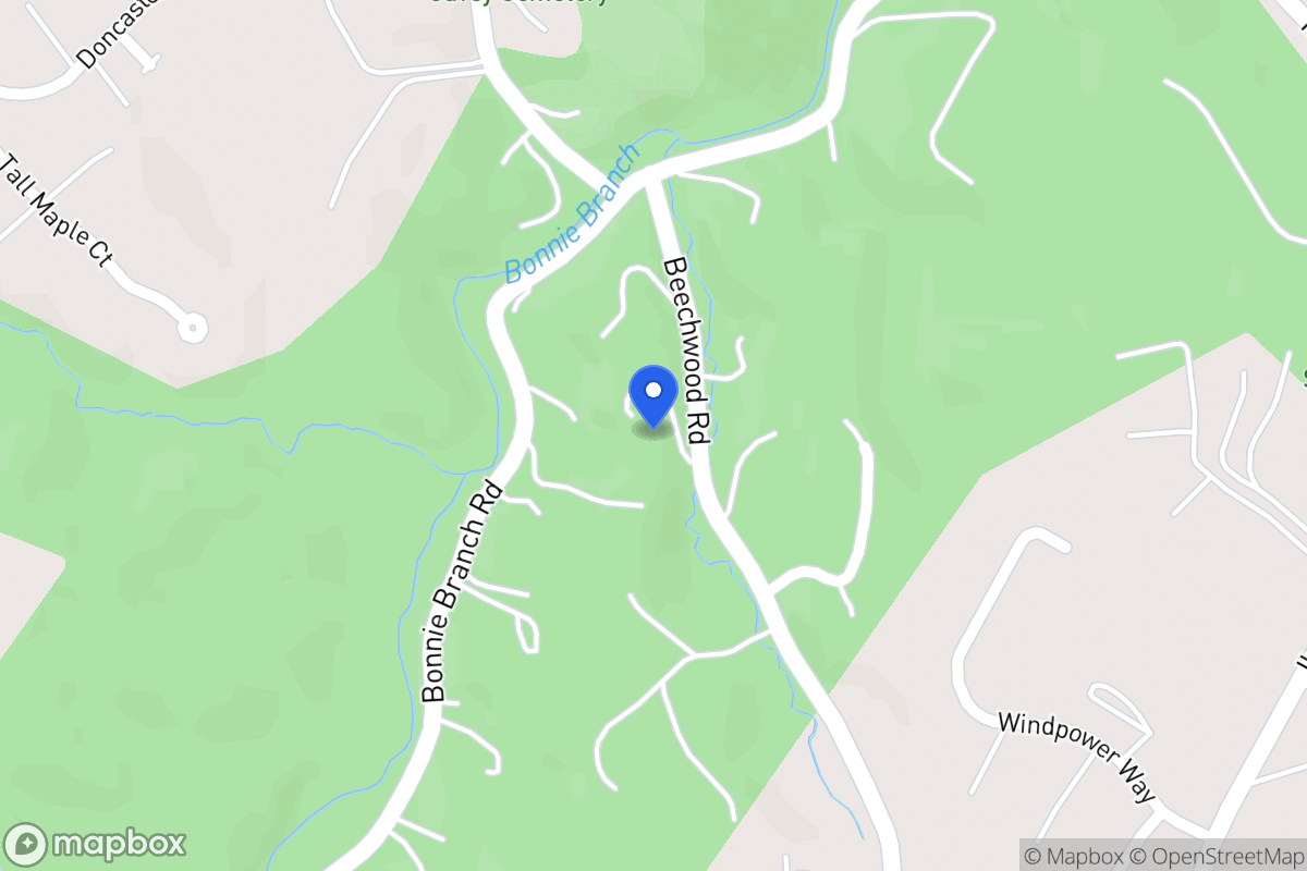 Map of 4648 Beechwood Rd, Ellicott City