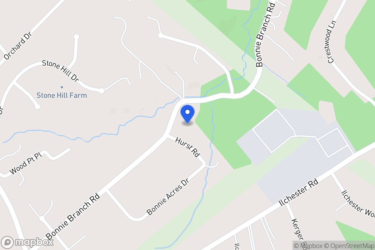 Map of 5103 Hurst Rd, Ellicott City