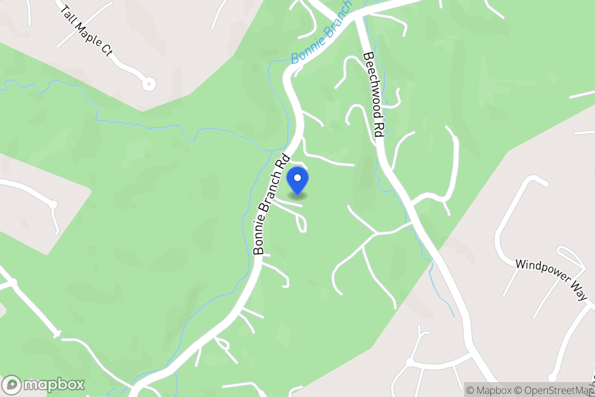 Map of 4737 Bonnie Branch Rd, Ellicott City