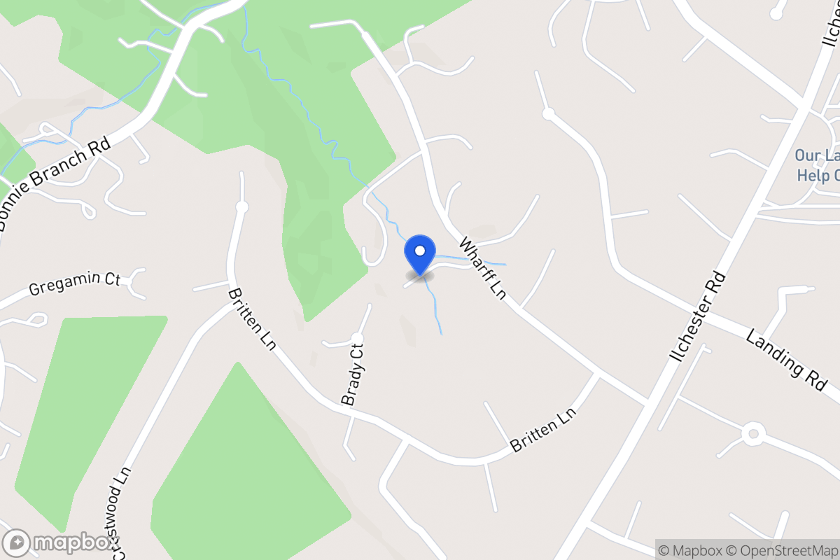Map of 4896 Wharff Ln, Ellicott City