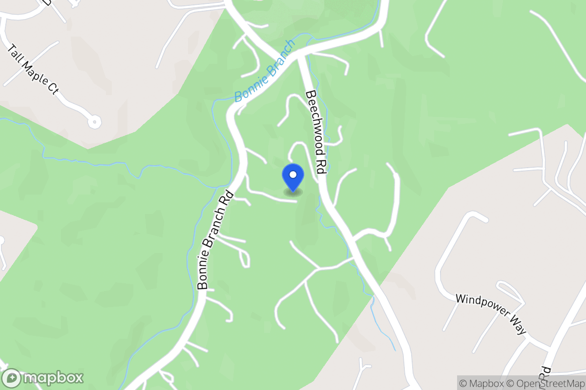 Map of 4621 Bonnie Branch Rd, Ellicott City