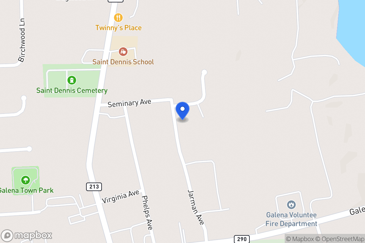 Map of 416 Jarman Ave, Galena