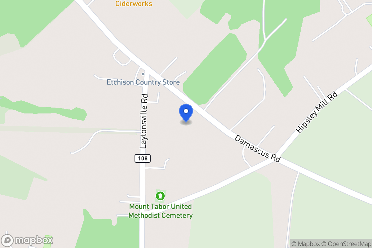 Map of 6920 Damascus Rd, Gaithersburg