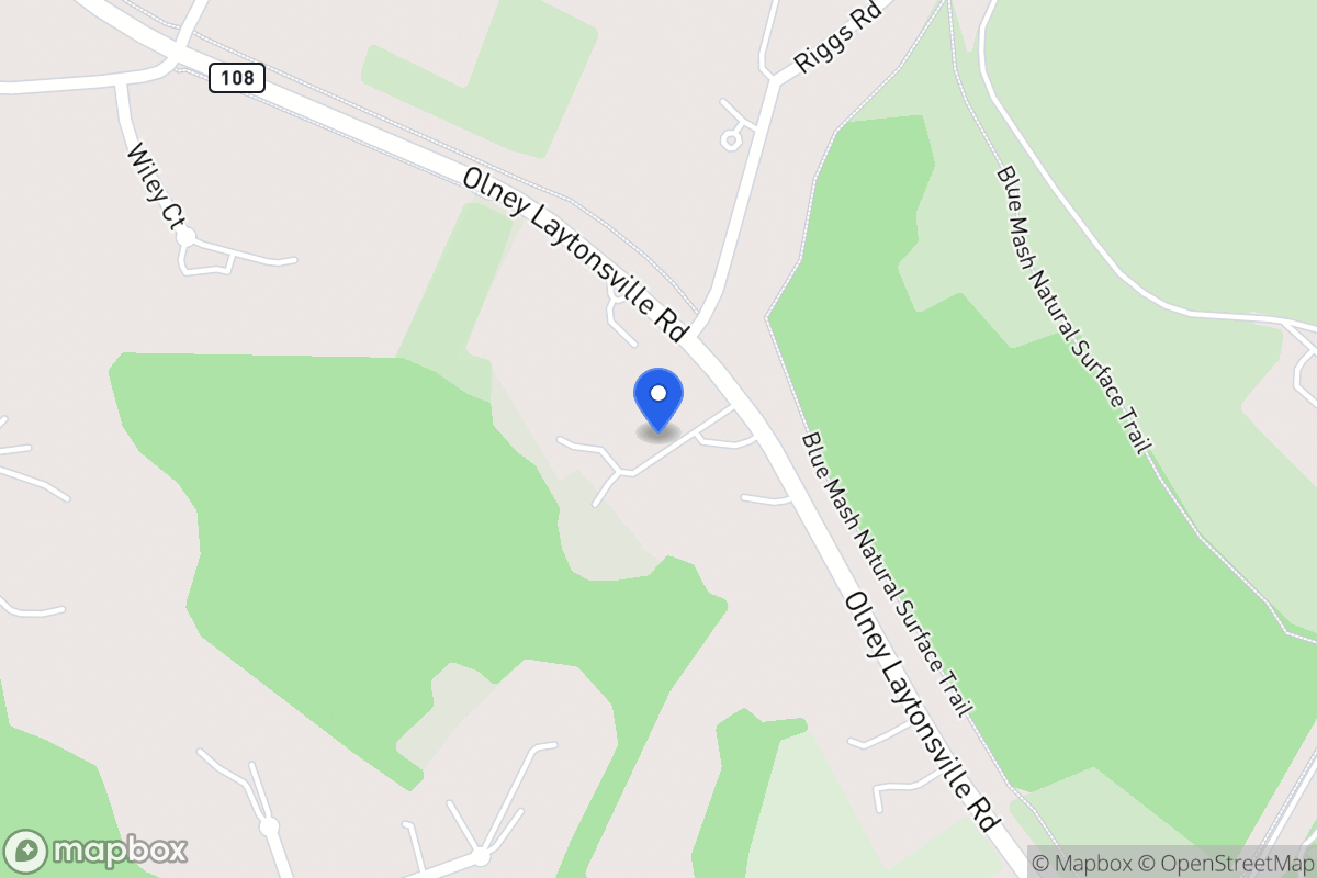 Map of 6112 Olney Laytonsville Rd, Gaithersburg