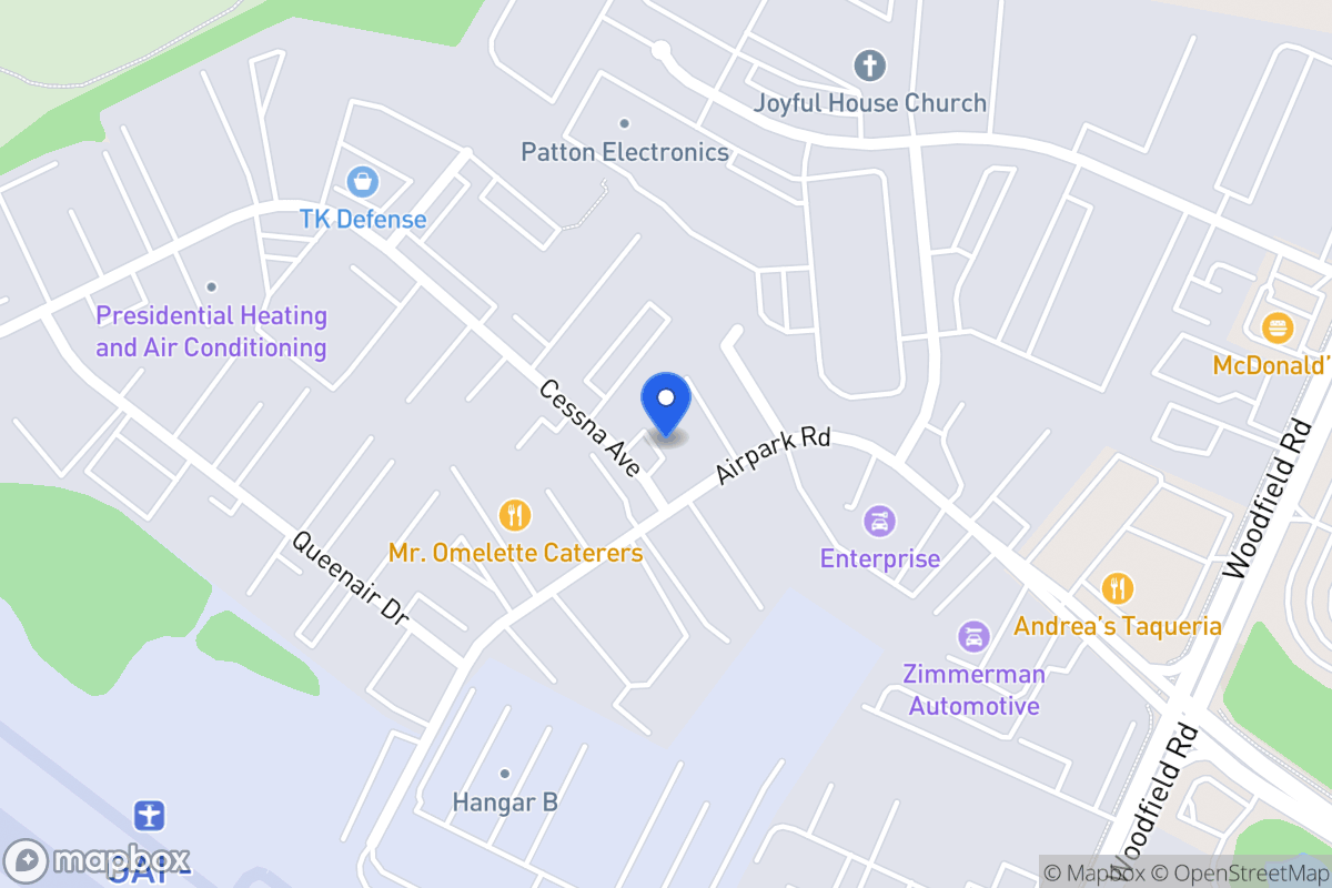 Map of 7741 Airpark Rd, Gaithersburg