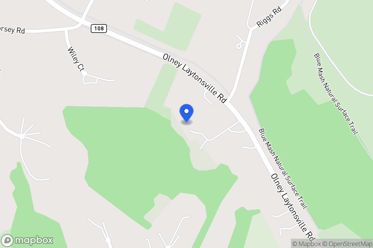 Map of 6118 Olney Laytonsville Rd, Gaithersburg
