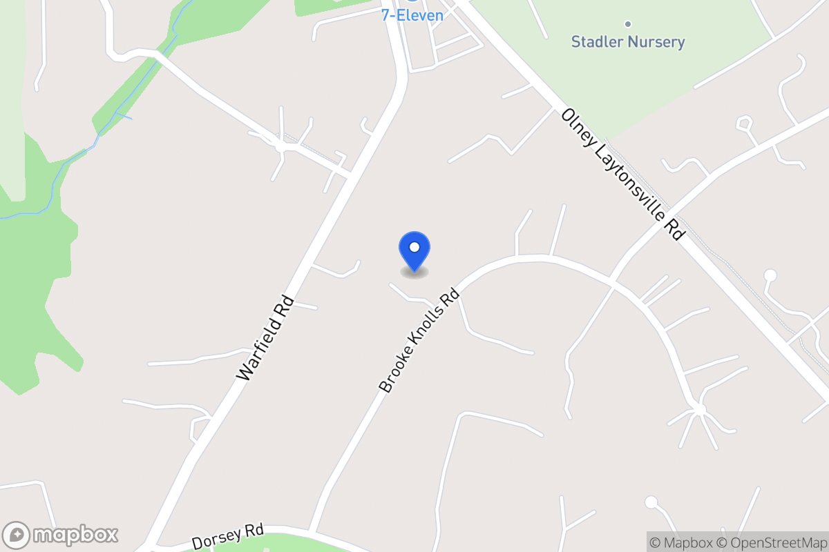 Map of 20920 Brooke Knolls Rd, Gaithersburg