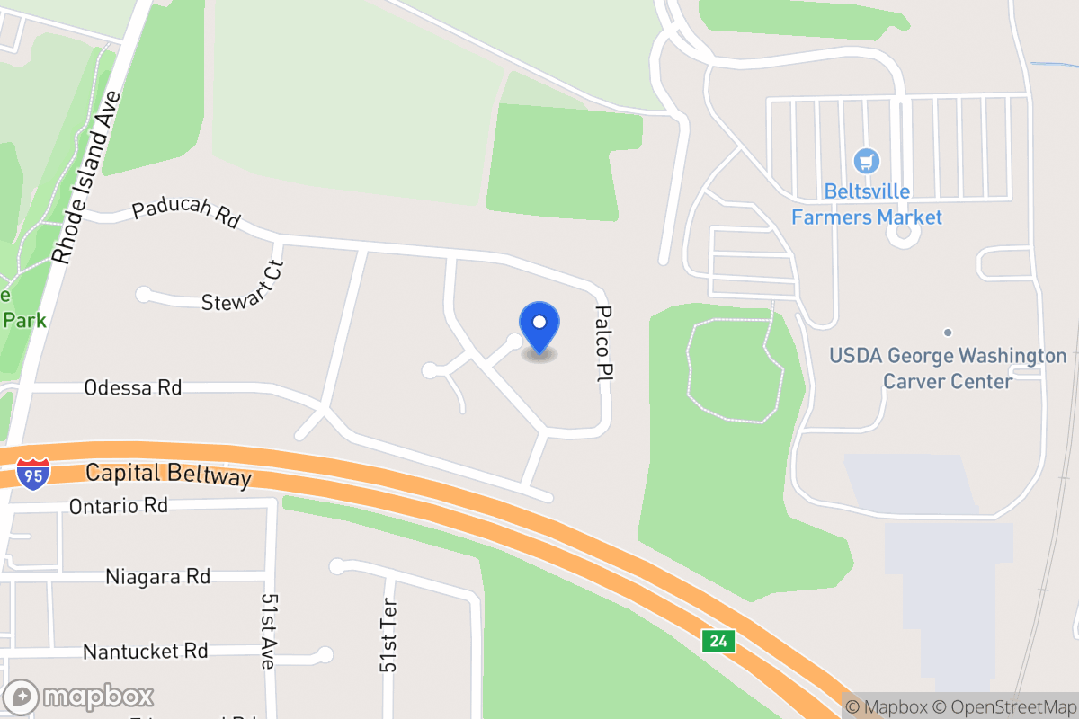 Map of 10113 52nd Ave, College Park