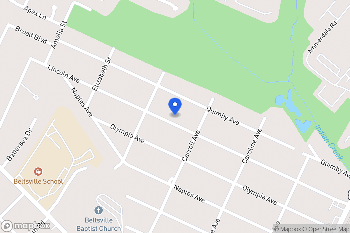 Map of 4712 Lincoln Ave, Beltsville