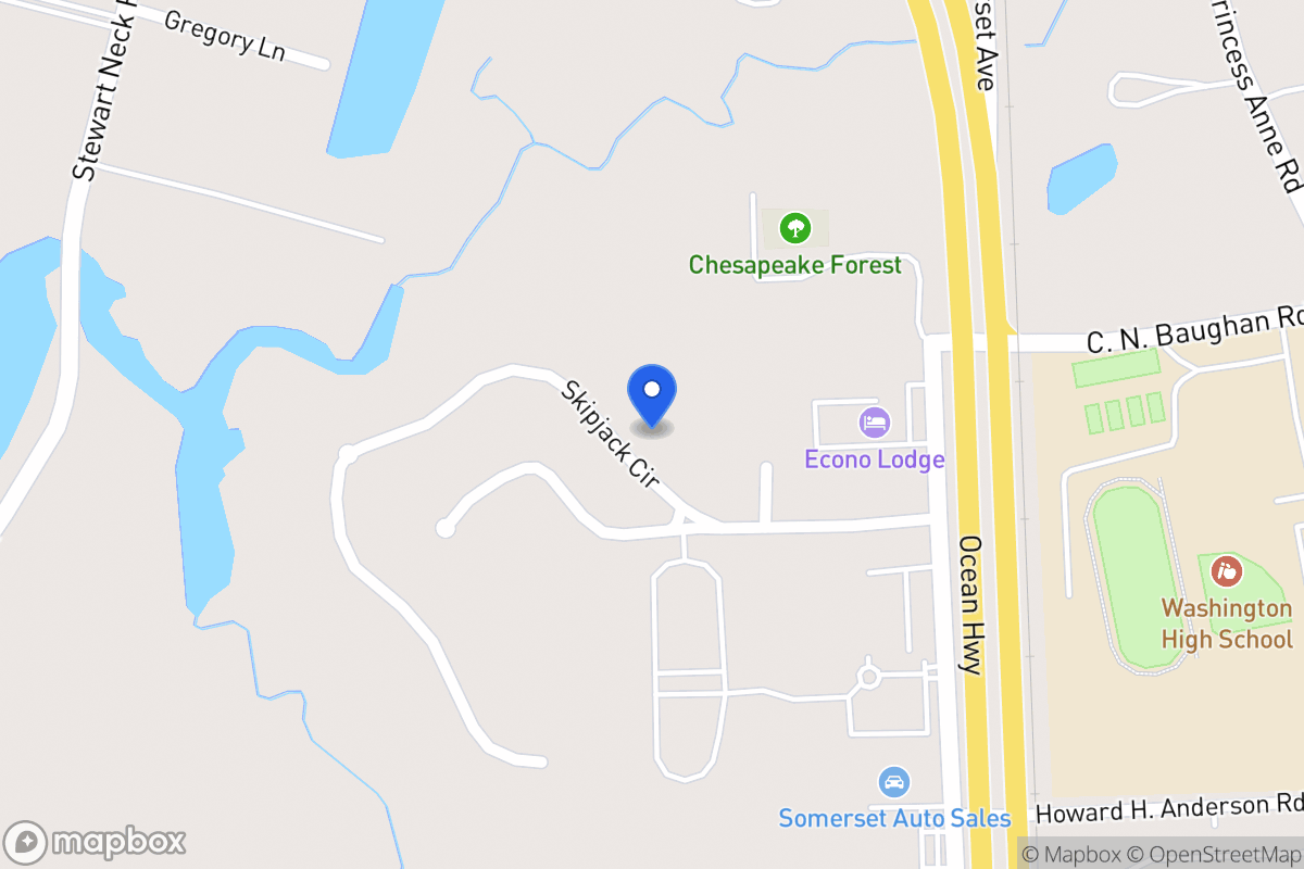 Map of 30582 Skipjack Cir, Princess Anne