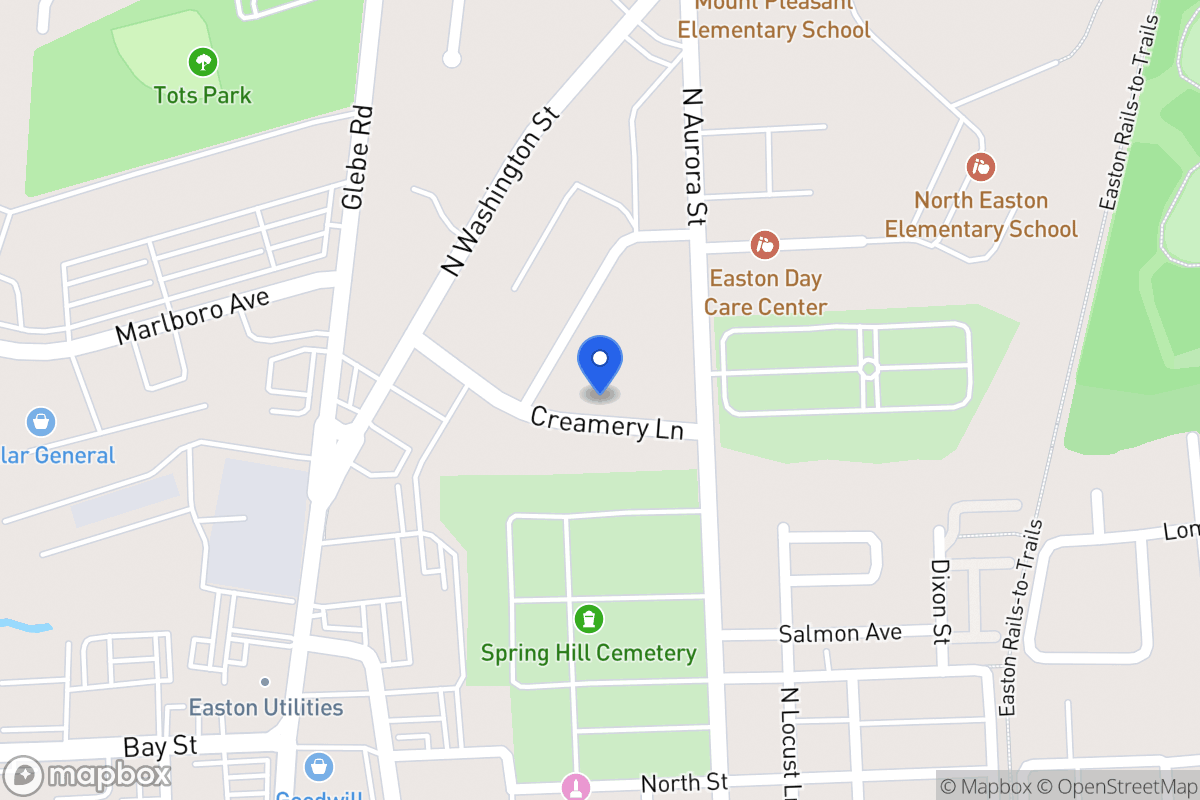 Map of 23 Creamery Ln, Easton