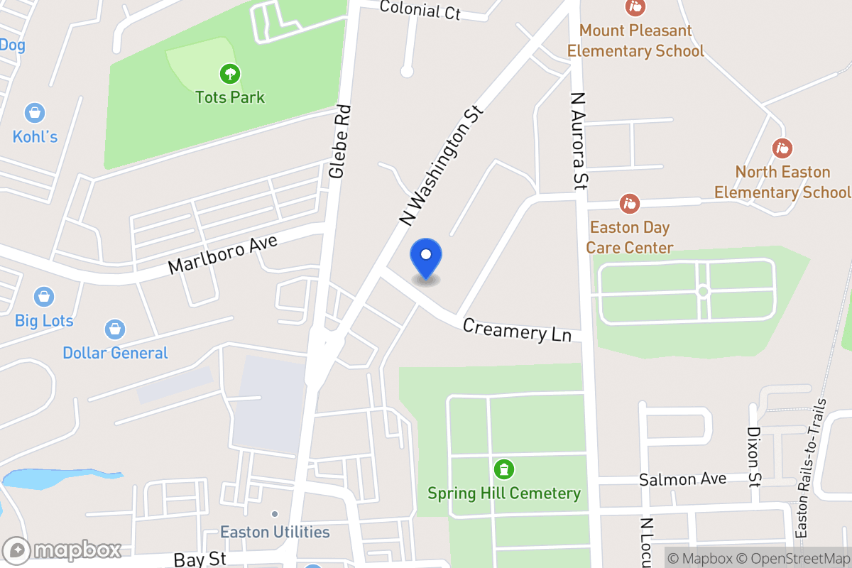 Map of 7 Creamery Ln, Easton