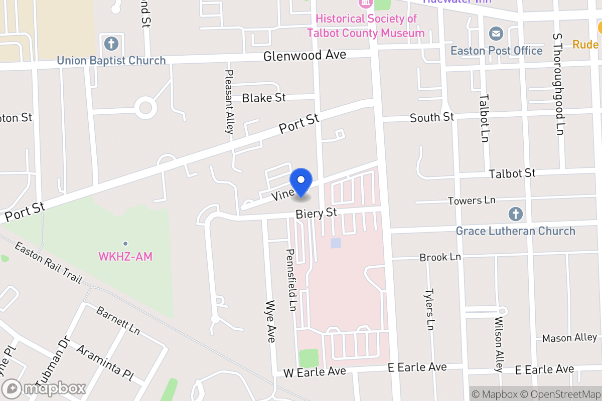 Map of 103 Biery St, Easton
