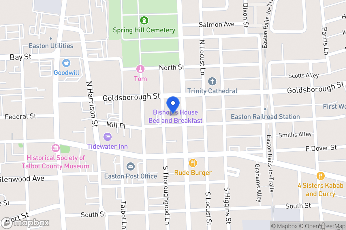 Map of 17 N Aurora St, Easton