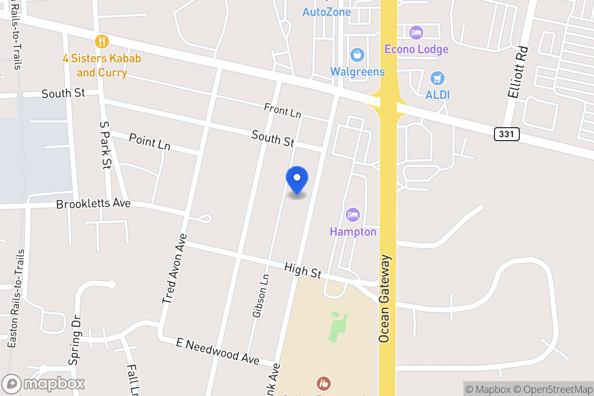 Map of 111 Choptank Ave, Easton