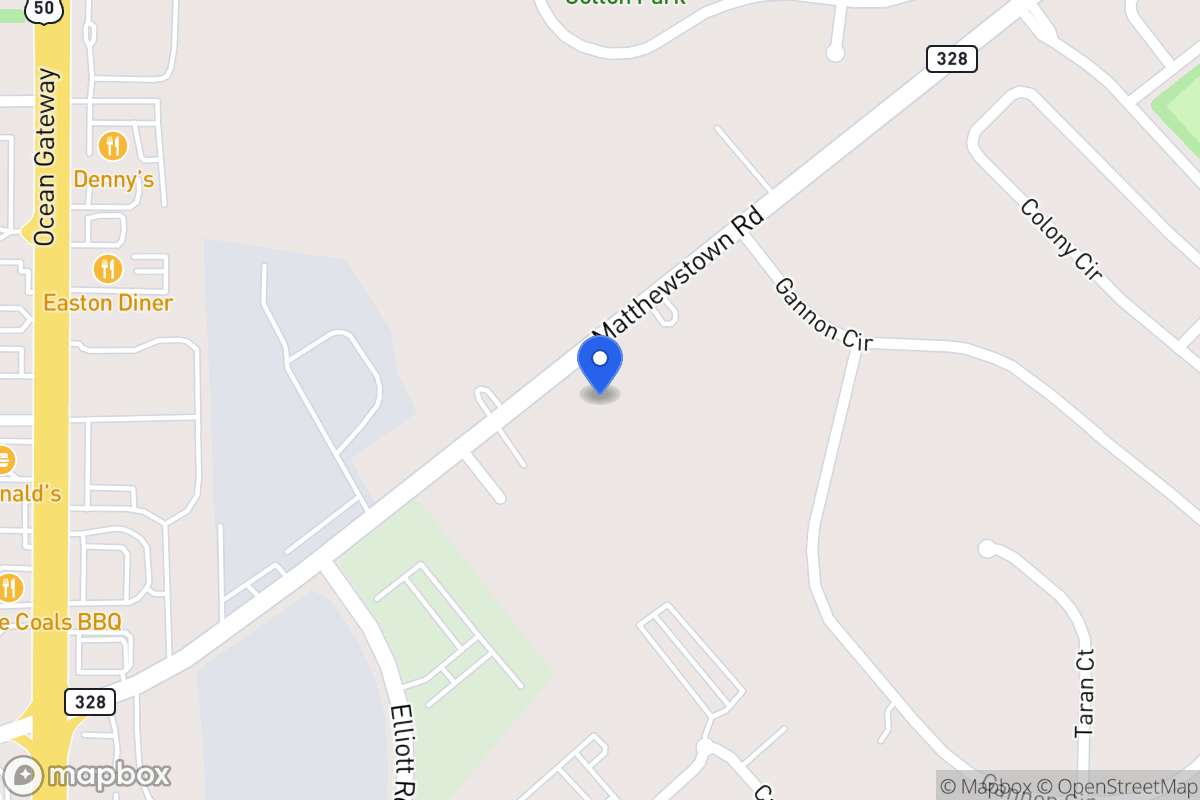 Map of 29441 Matthewstown Rd, Easton
