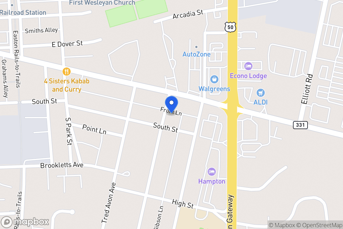 Map of 10 Prospect Ave, Easton