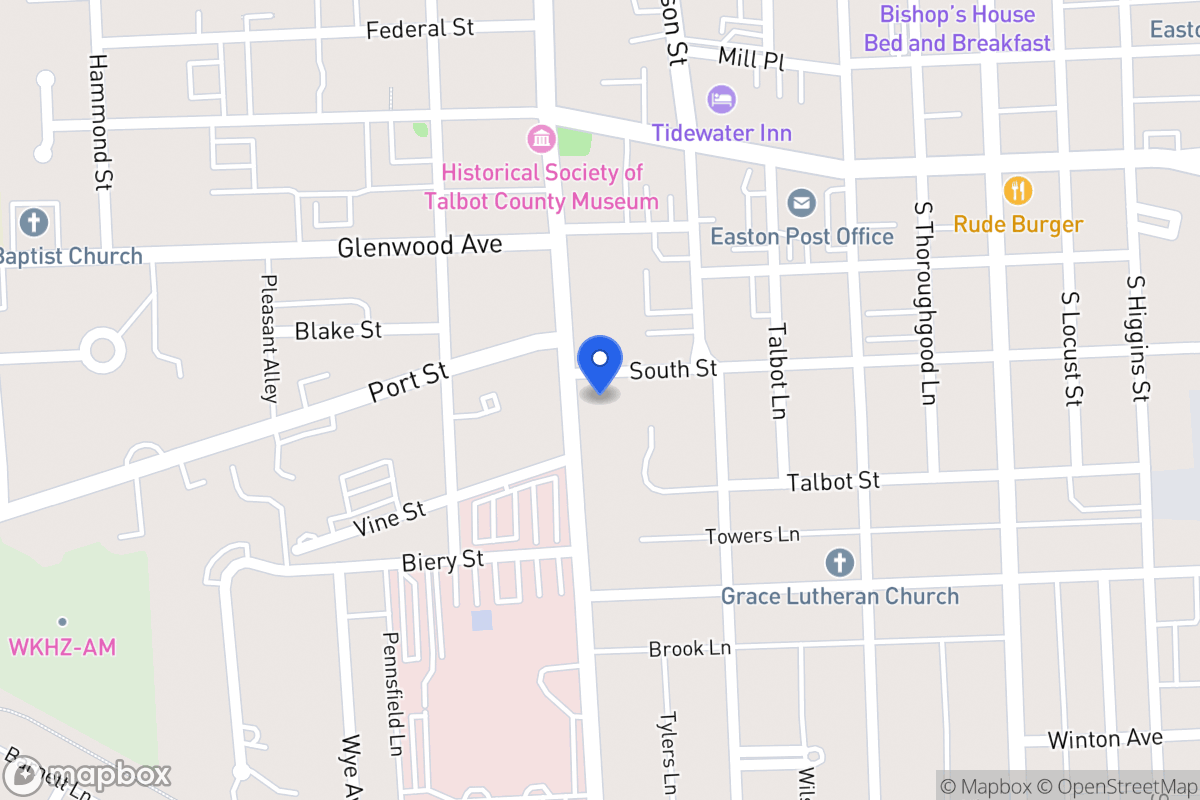 Map of 4 South St, Easton