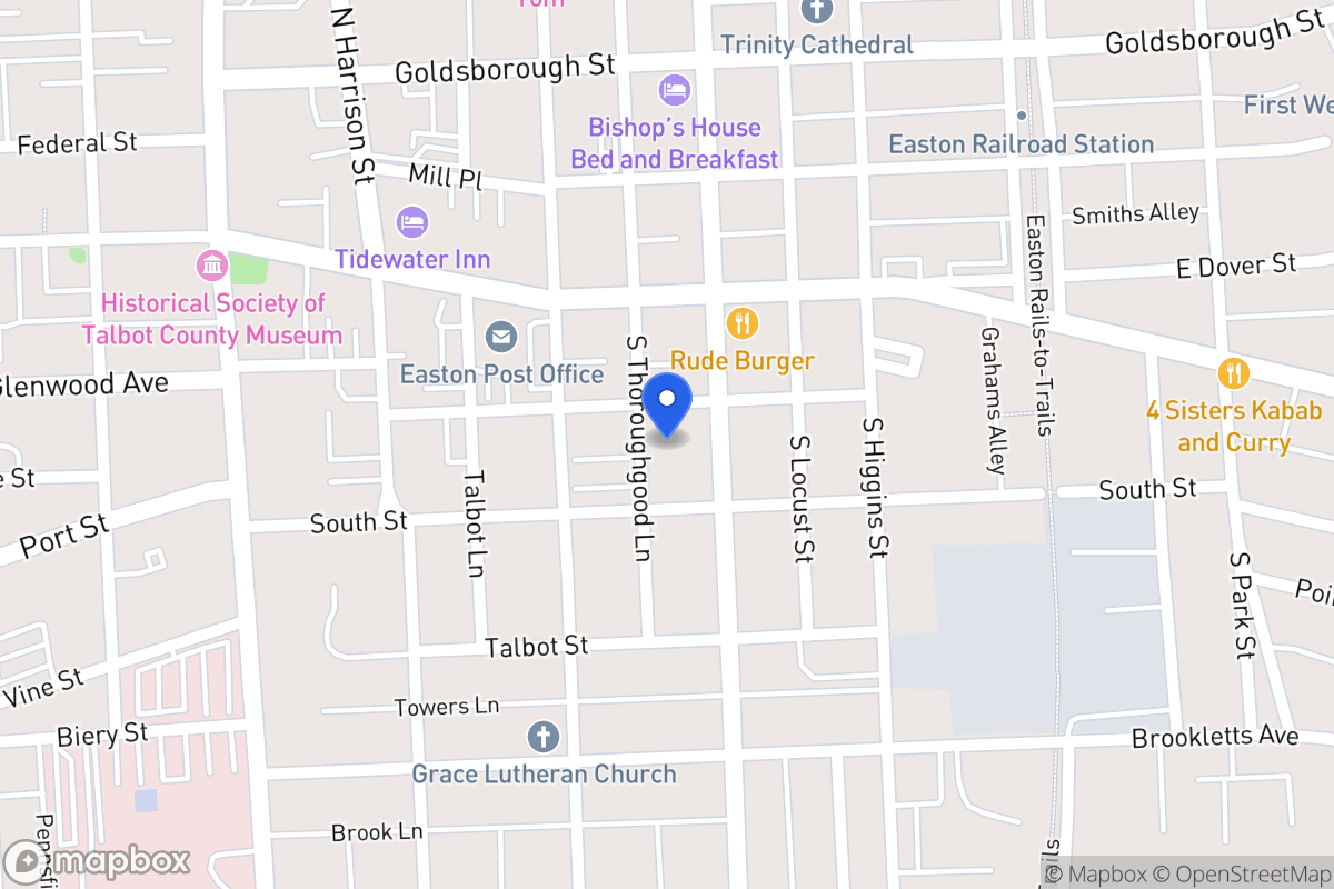 Map of 18 Thoroughgood Ln, Easton