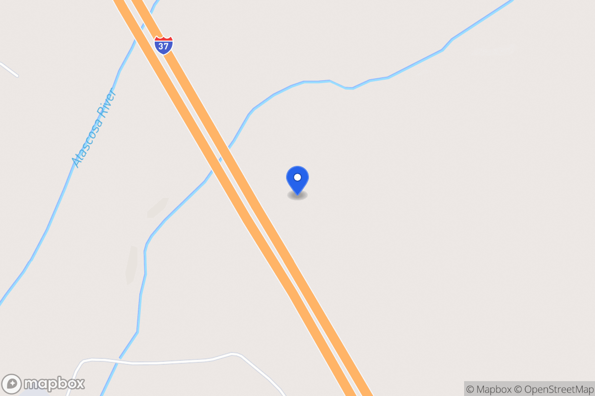 Map of E Fm 791 , , Tx