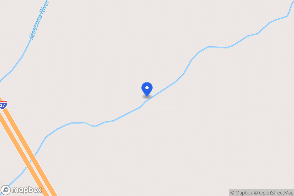 Map of E Fm 791 , , Tx