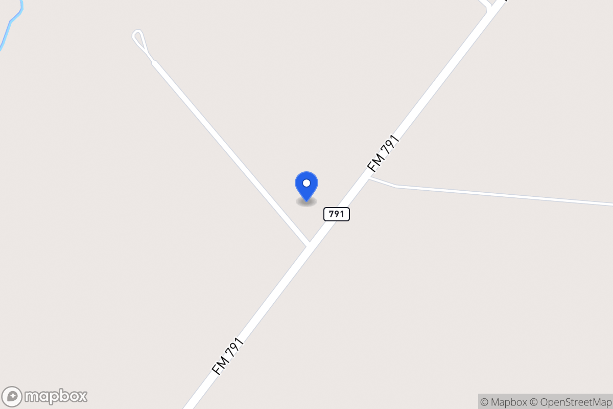 Map of E Fm 791 , , Tx