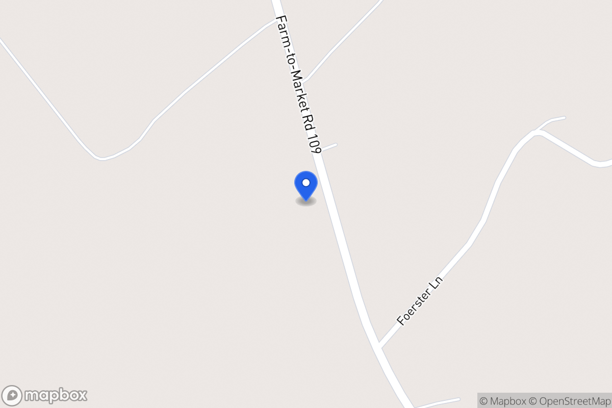 Map of 3537  Fm 109 , New Ulm, Tx 78950, New Ulm