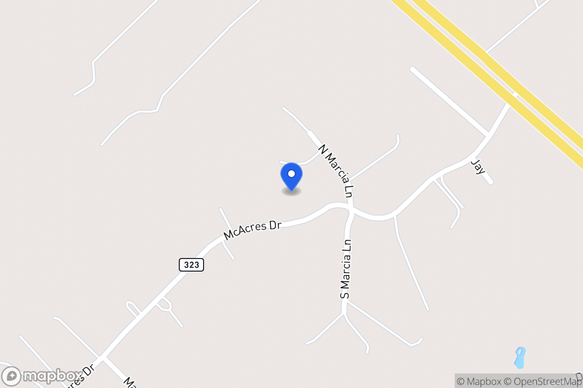 Map of 178  Mcacres Dr , Mcdade, Tx 78650, Mcdade